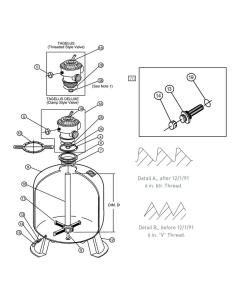 Pentair - Sand Filter Parts - Tagelus