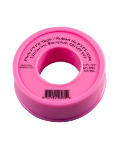 Plumbers Tape Pink 1/2" X 520