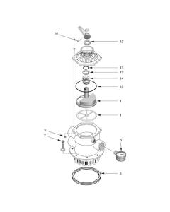 Sta-Rite - Valve Parts - Multiport Top Mount 1-1/2" Valve