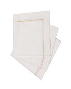 Hemstitch Eco Cocktail Napkin