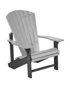 Classic Adirondack Chair-Slate Grey/Light Grey