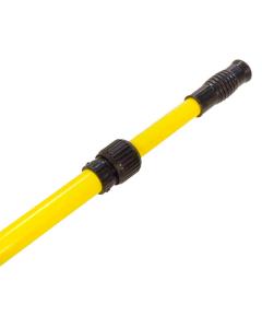 Deluxe 8 ft - 16 ft Telescopic Fiberglass Yellow Vacuum Pole