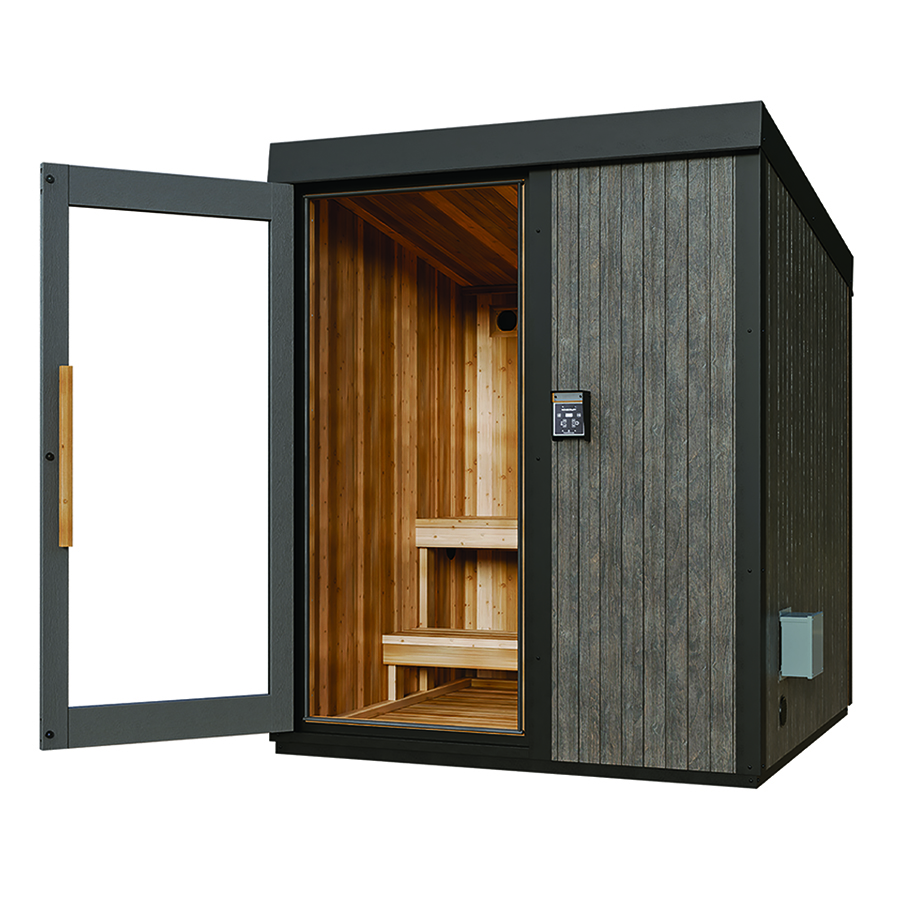 Visscher Outdoor Electric 6' x 6' Sauna