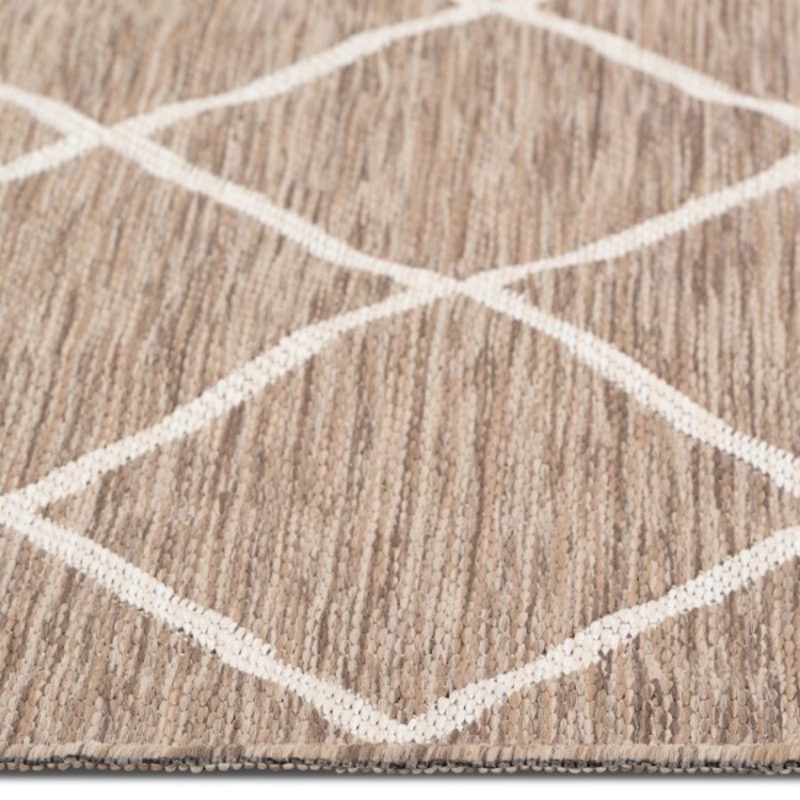 Gemini 5’3”X7’5” Double Sided Taupe/Silver