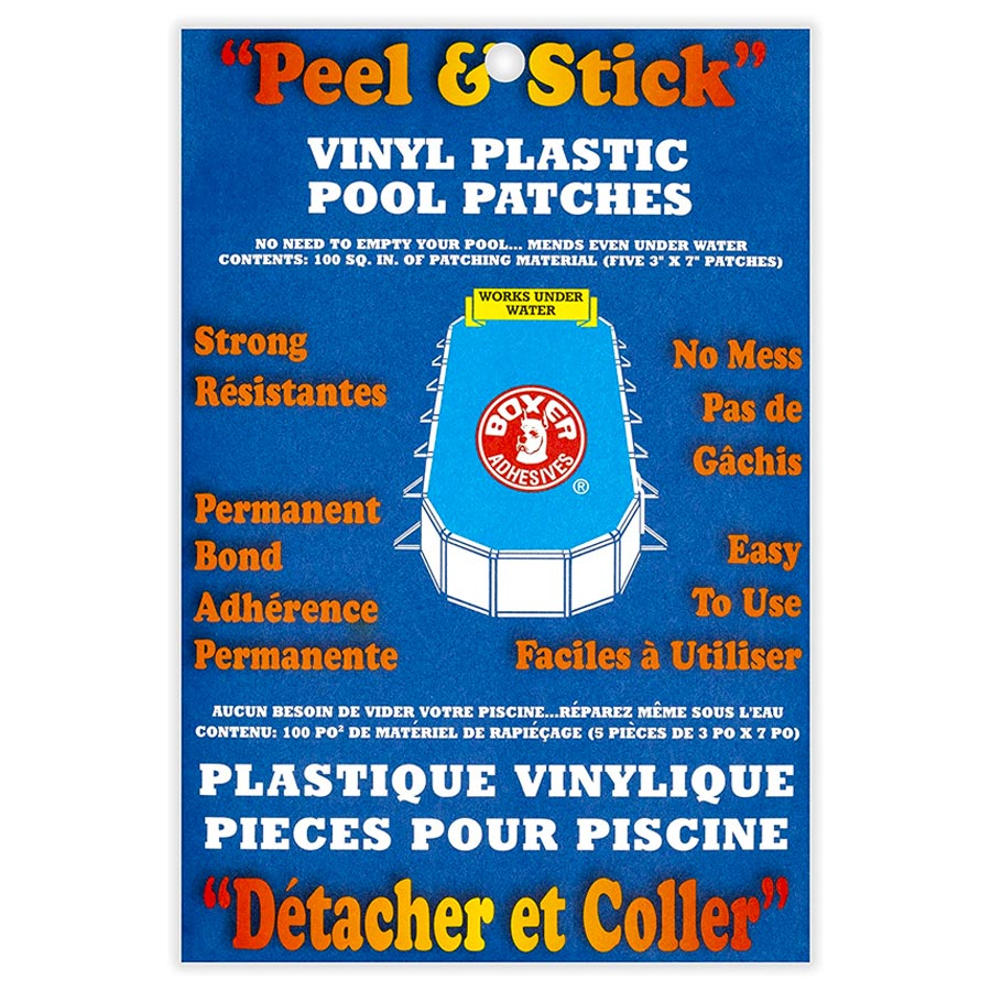 boxer vinyl plastic pool patches