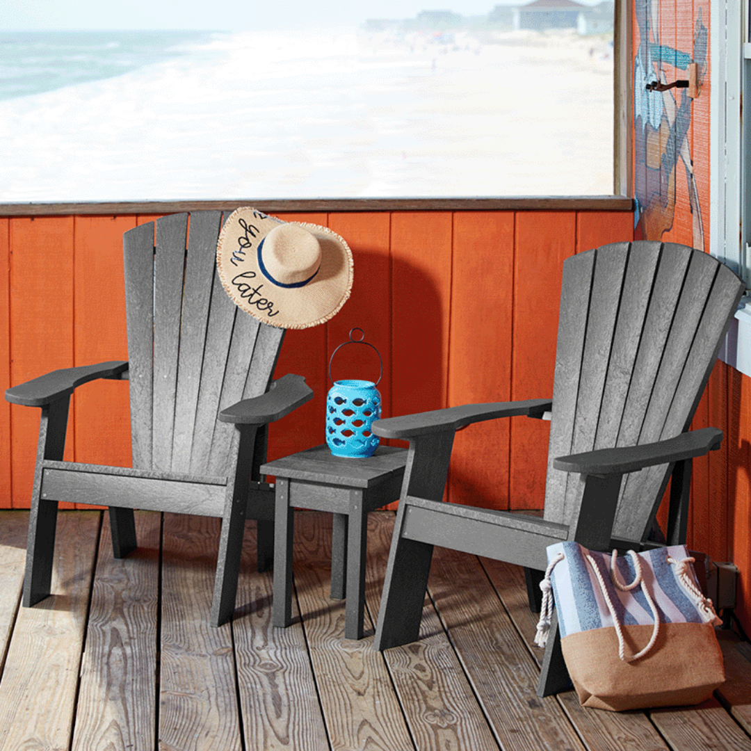 Capterra Adirondack Resin Chair (Greystone)