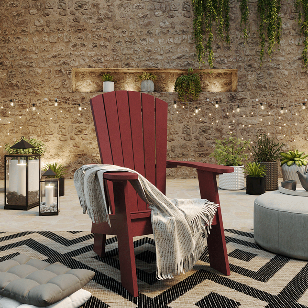 Capterra Adirondack Resin Chair (Red Rock)