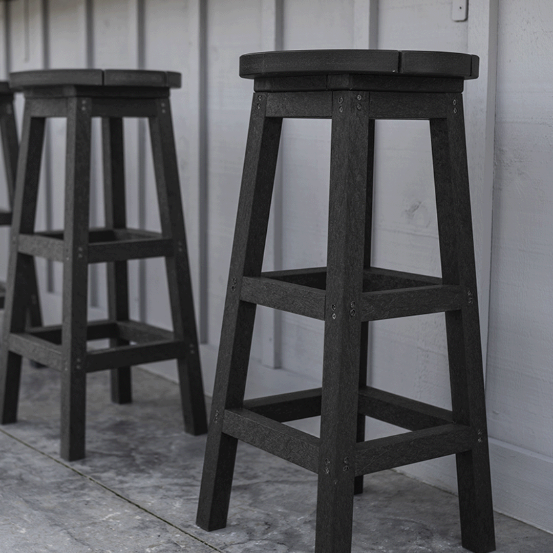 Capterra Adirondack Bar Counter Stool (Onyx)