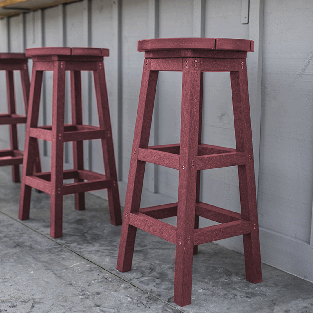 Capterra Adirondack Bar Counter Stool (Red Rock)