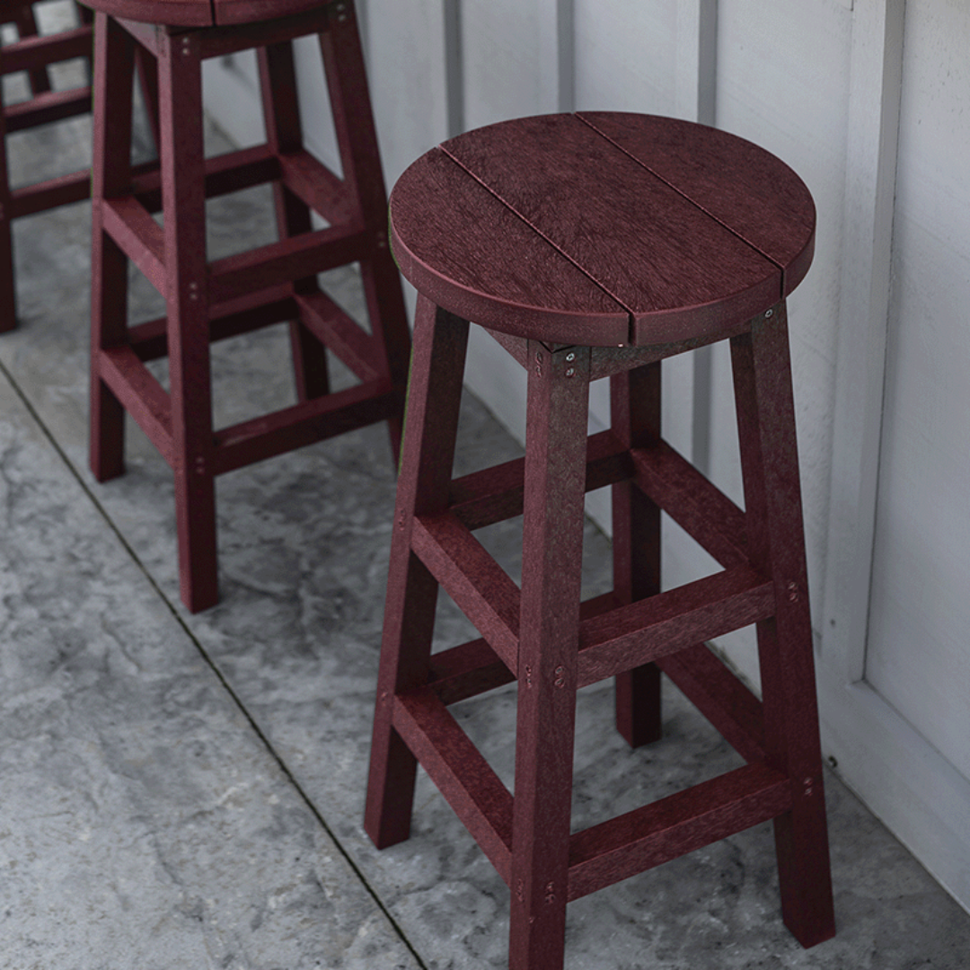 Capterra Adirondack Bar Counter Stool (Red Rock)