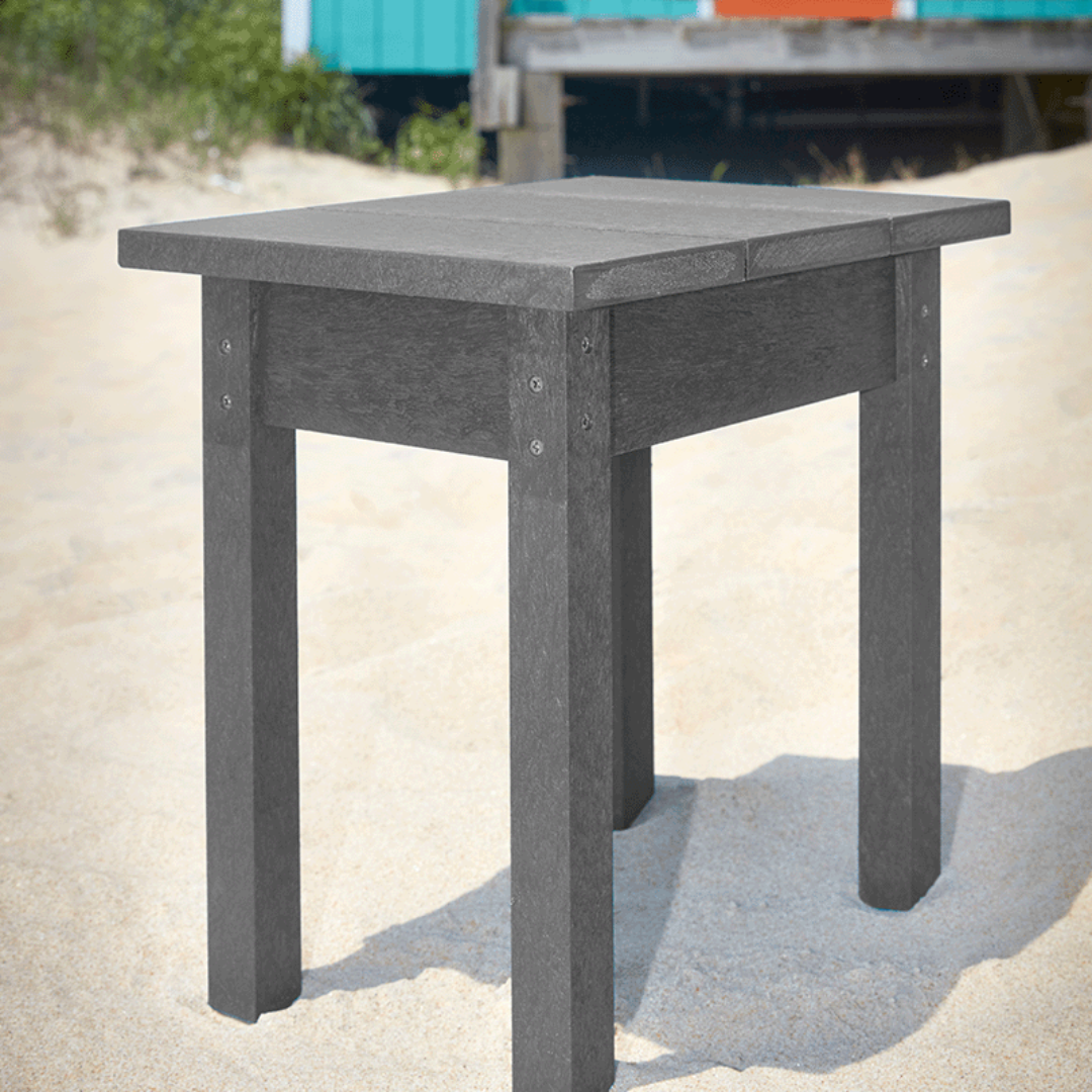 Capterra Adirondack Rectangular Patio Side Table (Greystone)