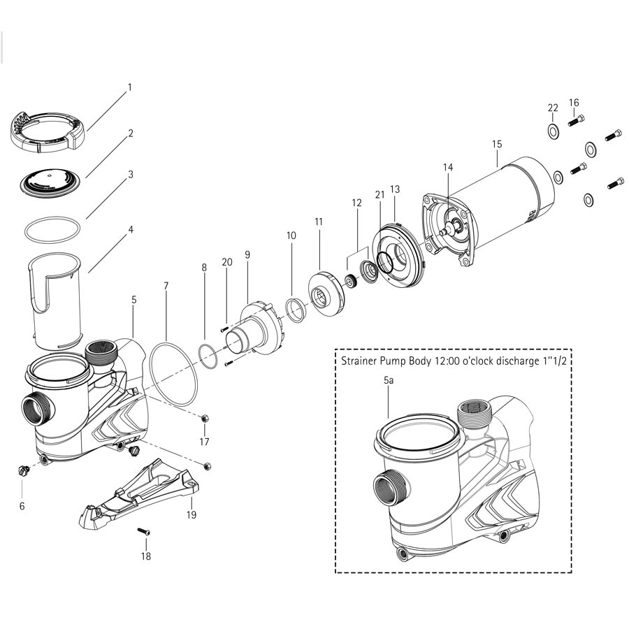 Jacuzzi Pump Parts Orka Series