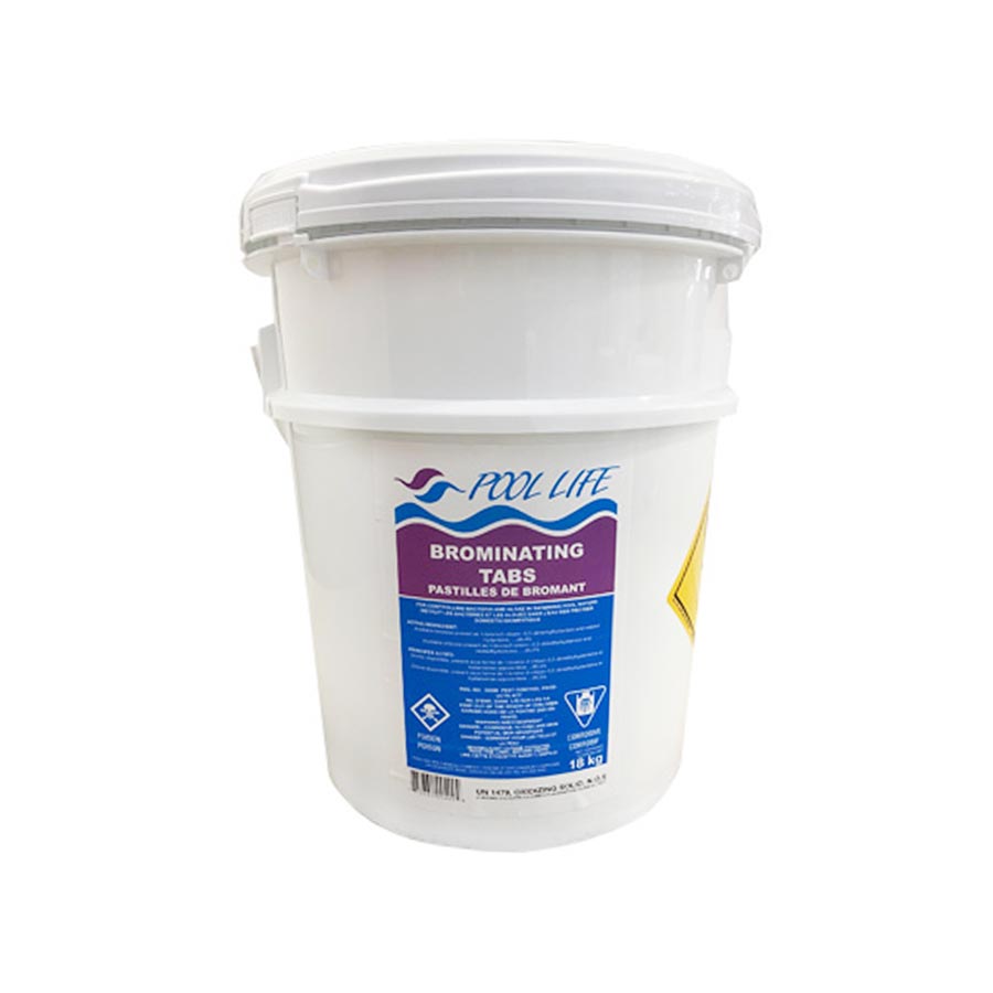 Pool Brominating Tabs 18 KG Pool Chemicals Pioneer Family Pools