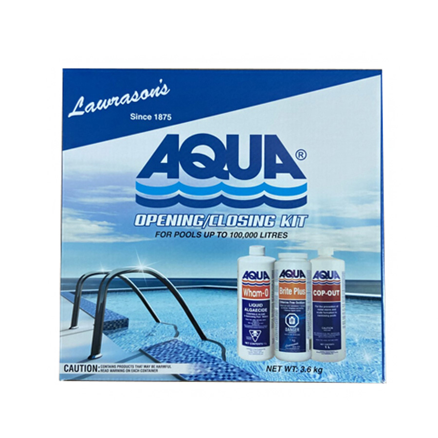 In The Swim Pool Deluxe Opening Chemical Start Up Kit - Above Ground and  In-Ground Swimming Pools - Up to 15,000 KSD150001AE