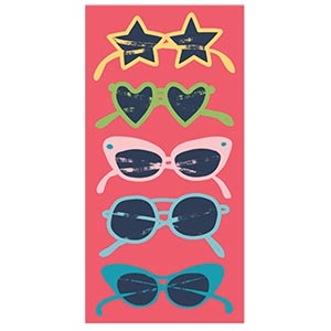 Sunglasses Pool Towel