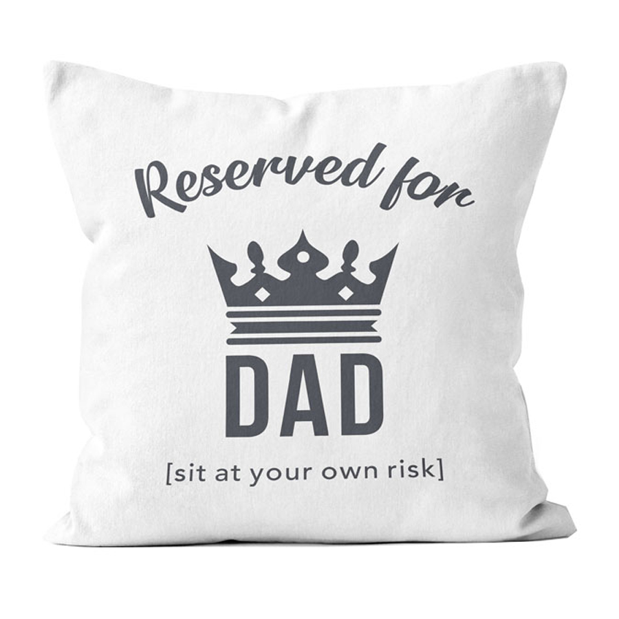 Reserved For Dad Pillow - Throw Pillows - Patio