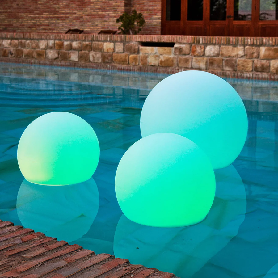 Newgarden Buly 30 Spherical Floor Lamp, Solar Automatic & Floating