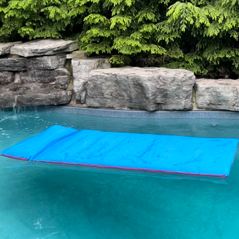 FlotoMax 6' Pool Mattress Reversible Blue/Pink