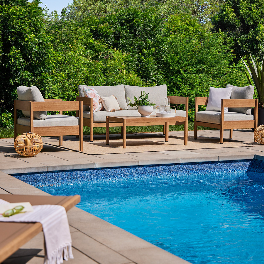 Mill Deep Seating Conversation Set