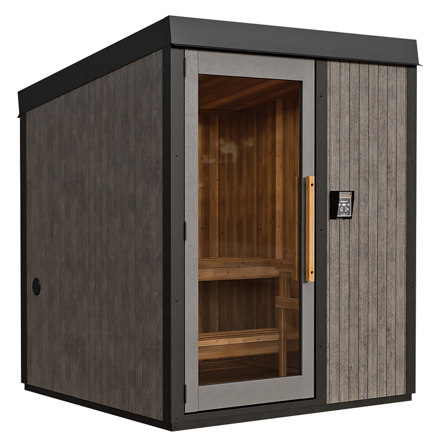 Visscher Outdoor Electric 6' x 6' Sauna