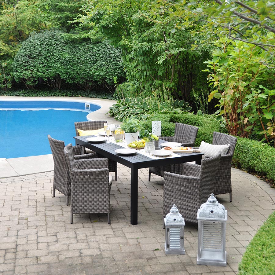 Allure Dining Collection Resin Wicker Patio Furniture