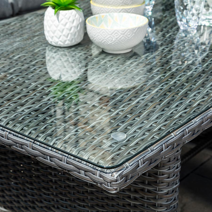 Six Piece Deep Seating Set with High Top Coffee Table