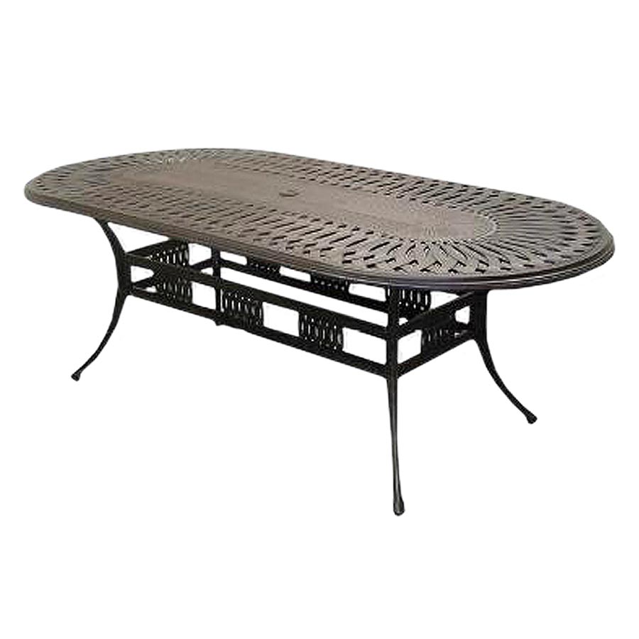 42" x 72" Oval Dining Table-Elizabeth-Patio Collections-Patio