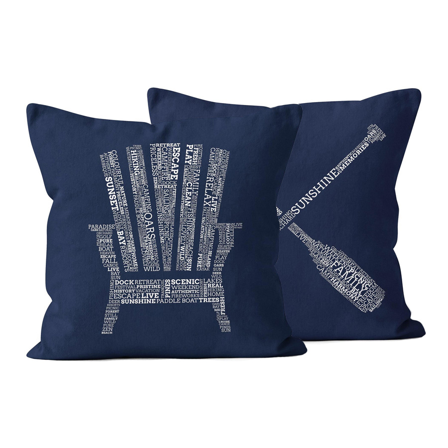 20 inch Square Muskoka Chair Paddles Pillow | Pioneer Family Pools