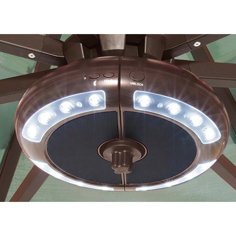 Bronze Luna Bluetooth Umbrella Speaker Treasure Garden FURLUNA00 Pioneer Family Pools