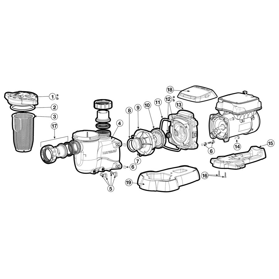 Hayward Pump Parts MaxFlo VS SP2303VSP SP23115VSP SP23520VSP