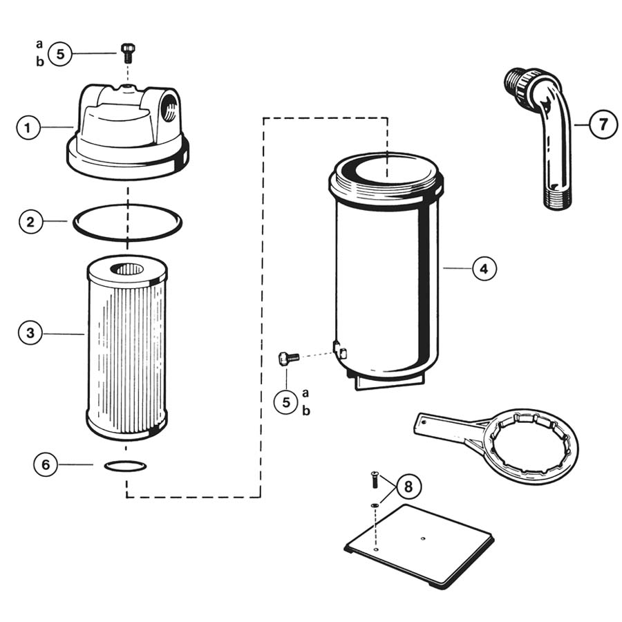 Hayward - Cartridge Filter Parts - Microstar-Clear