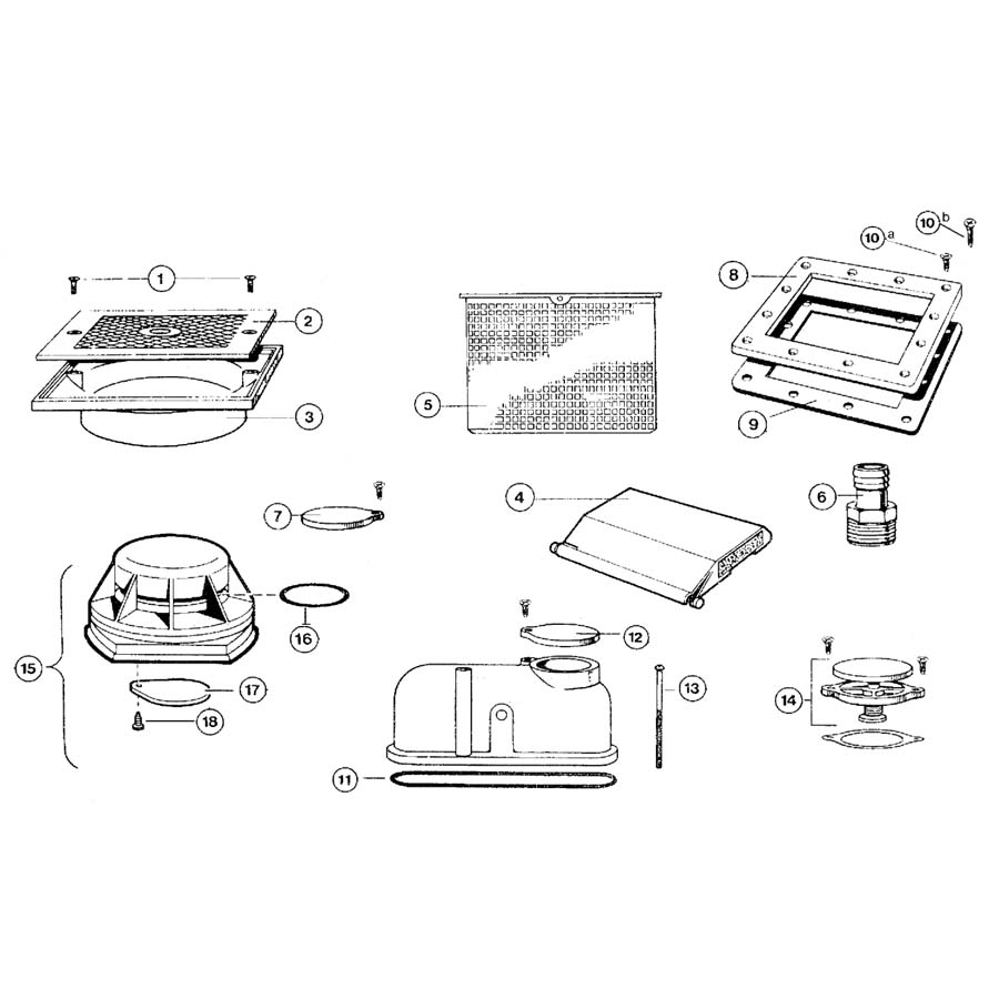 Hayward Skimmer Parts Automatic Skimmers SP1082 1083 1084