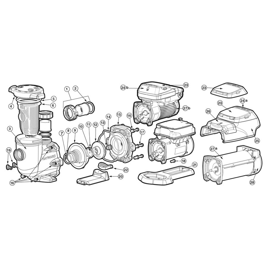 Hayward Pump Parts Tristar VS
