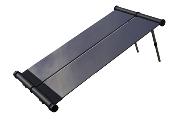 solar curve heater