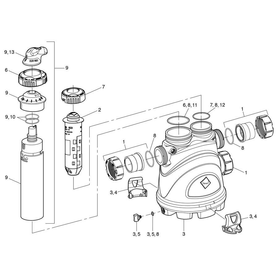 Jandy/Zodiac Sanitizers Parts Nature2 Fusion InGround