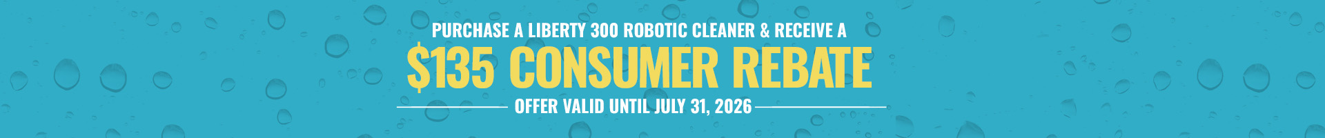 Dolphin Liberty 300 Cordless Robotic Pool Cleaner Rebate