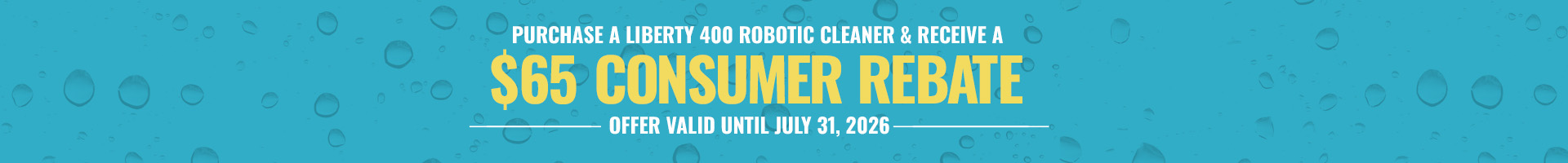 Dolphin Liberty 400 Cordless Robotic Cleaner Rebate