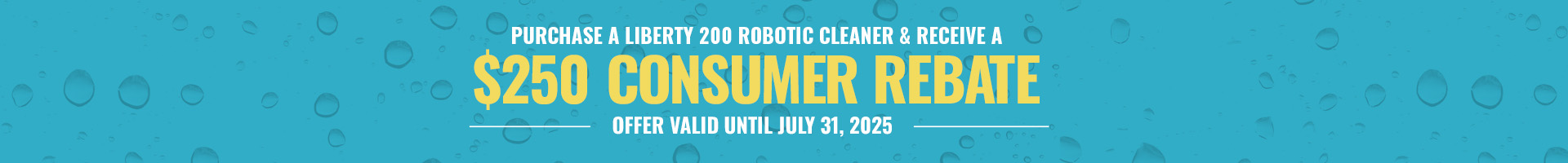  Maytronics Liberty 200 Robotic Pool Cleaner Rebate