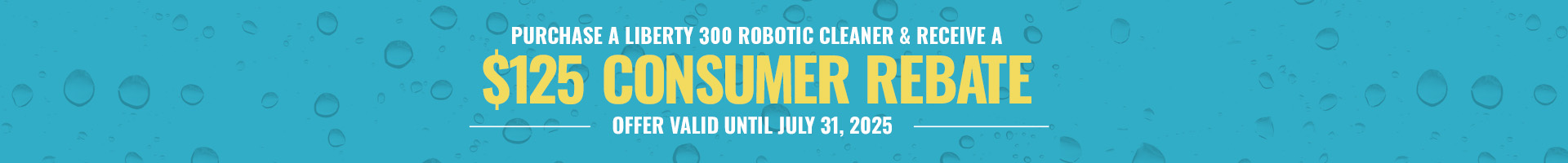  Maytronics Liberty 300 Robotic Pool Cleaner Rebate