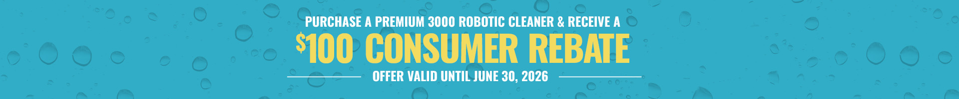 Dolphin Premium 3000 Robotic Cleaner Rebate