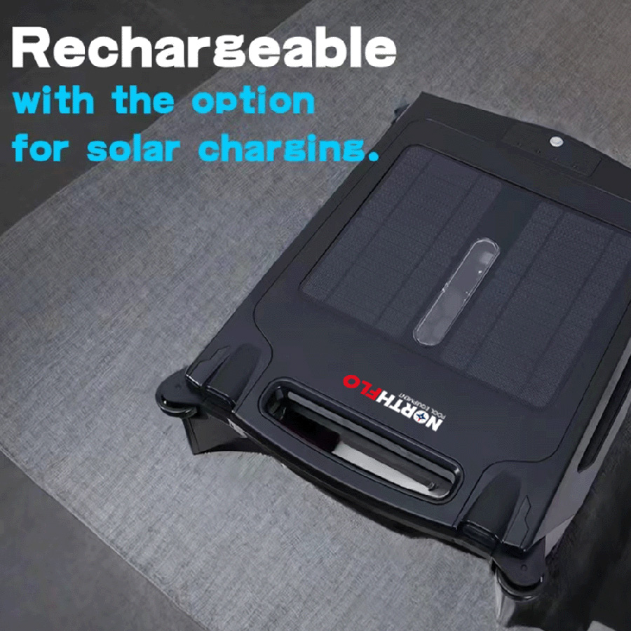 NorthFlo Auto Surface Skimmer Solar Battery With Sonar