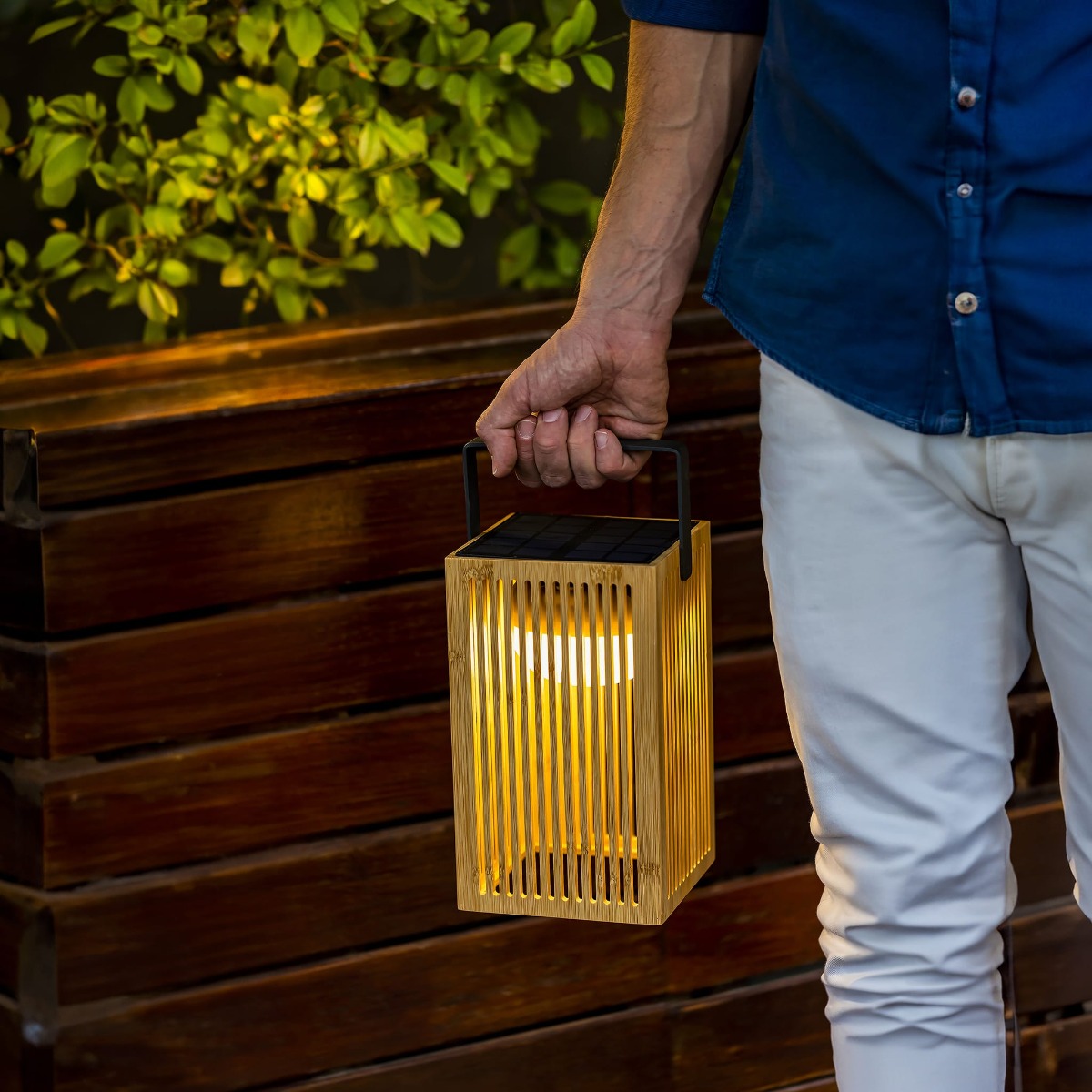 Newgarden Okinawa Solar & Rechargeable Lantern Lamp