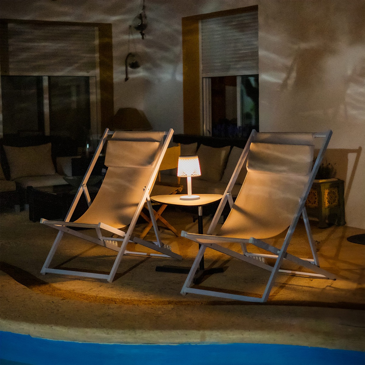 Newgarden Okinawa Solar & Rechargeable Table Lamp