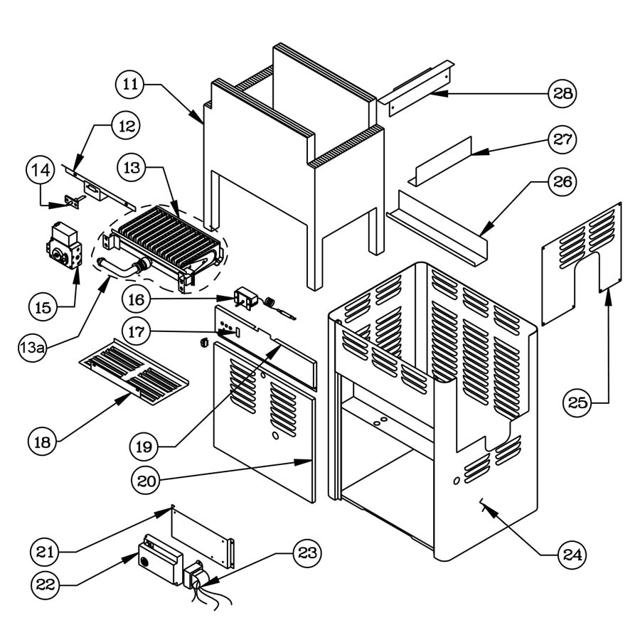Pentair Heater Parts Minimax 75, 100