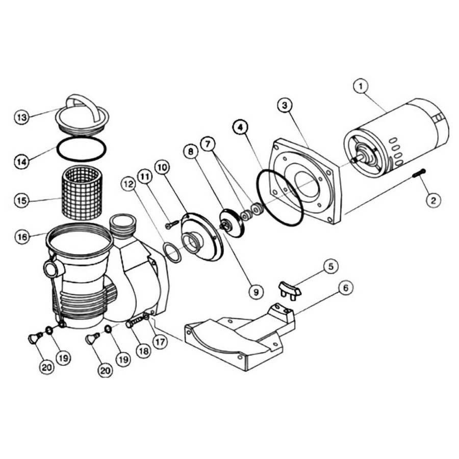 Pentair - Pump Parts - Pinnacle High Flow Pump