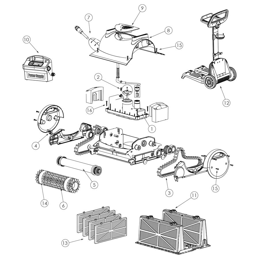 Pentair Cleaner Parts Prowler 820
