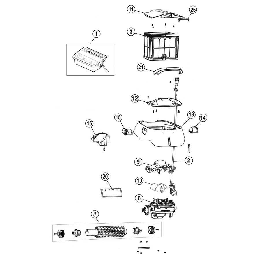 Pentair Cleaner Parts Prowler 920/Warrior SE