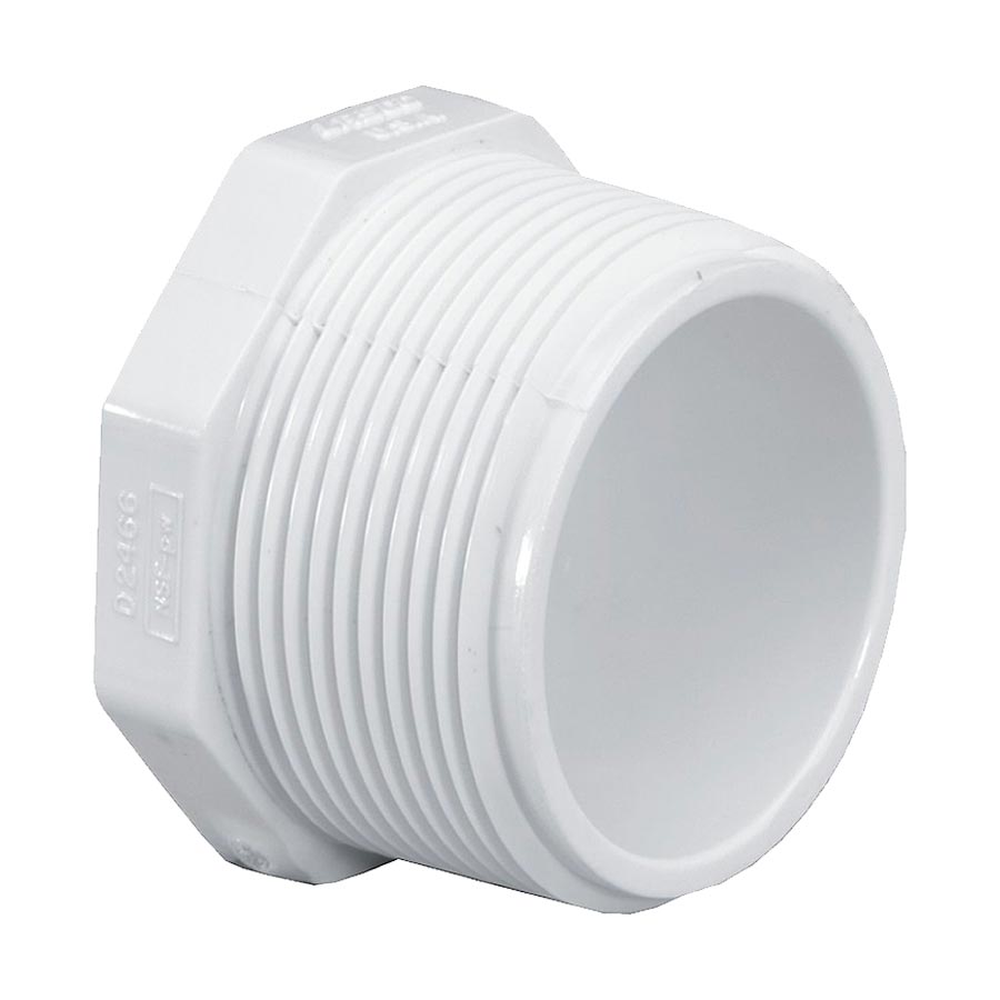 2" Plug MIPT Dura Fittings PLM450020 Pioneer Family Pools