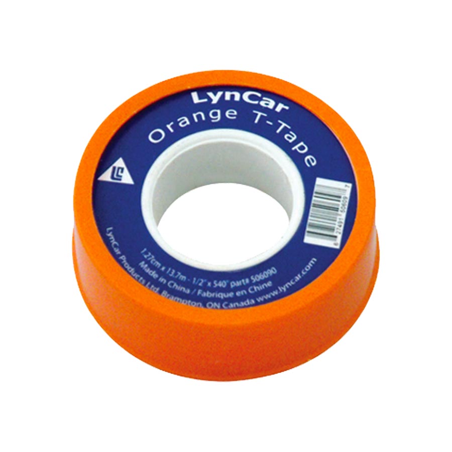 Plumbers Tape Orange 1/2" X 1296 CSA LynCar PLM506095 Pioneer