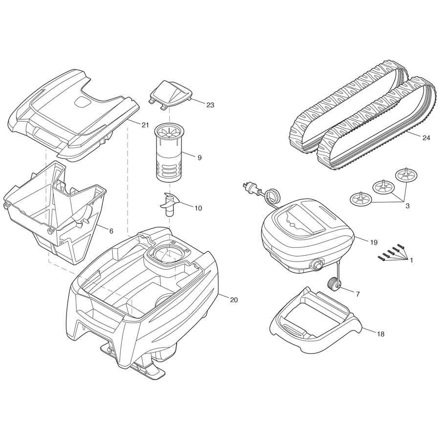 Polaris - Cleaner Parts - F7240 Sport Compact